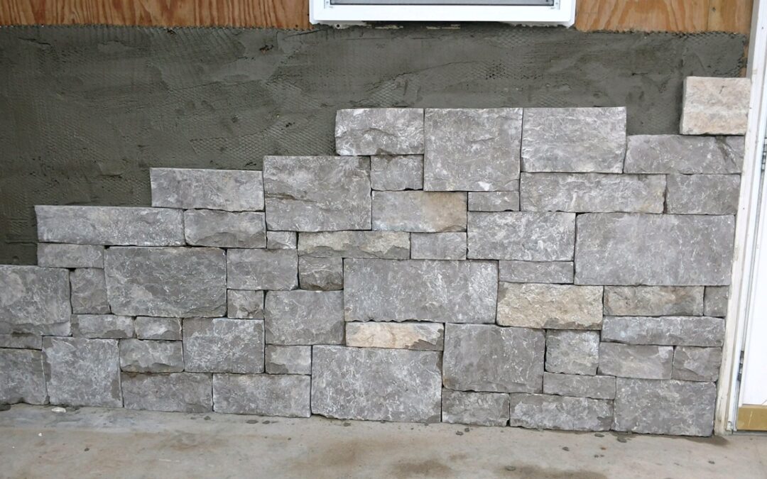 Pewter Limestone thin veneer 7572