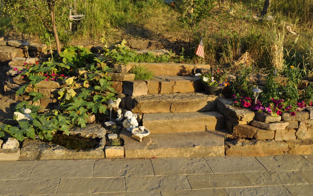 Prairie Fieldstone Stair Treads