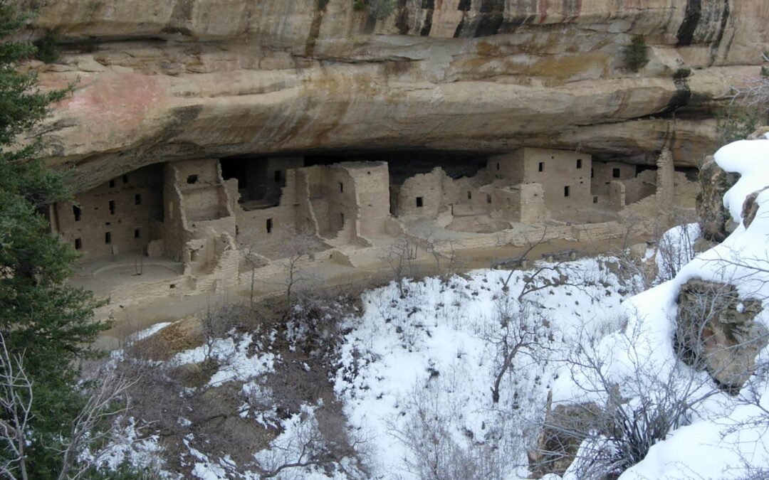 Spruce Tree House is another spectacular cliff ruin in Mesa Verde National Park.