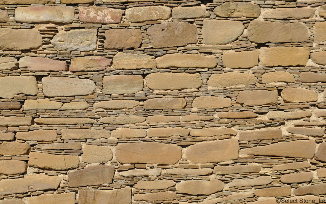 The masonry style at Pueblo Bonito in Chaco Canyon, New Mexico.