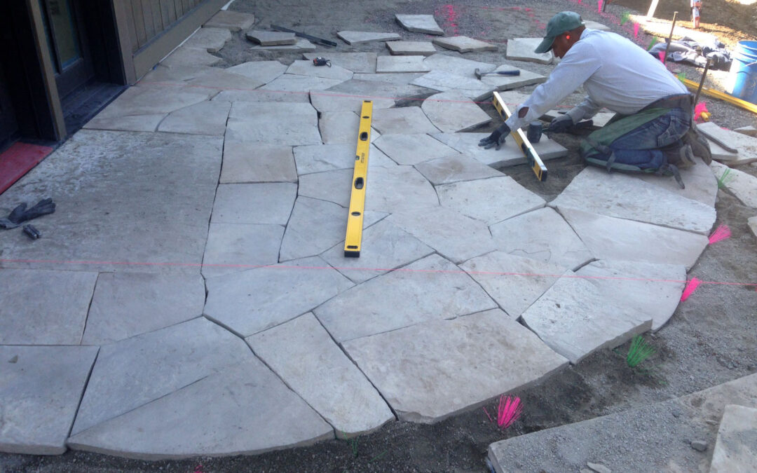 Flagstone installation 75