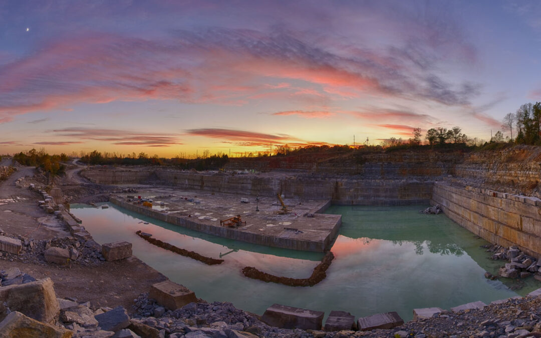 Limestone quarry